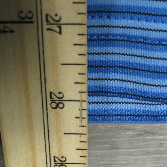 Greg Norman* Men's Short Sleeve Split Side Hem 1/4 Button Down Golf Shirt~Medium - Picture 8 of 10